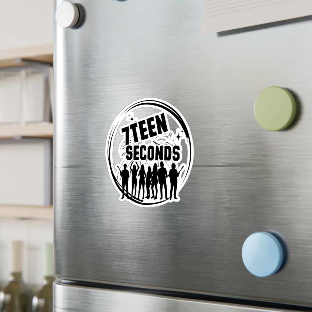 7Teen Seconds band logo Sticker | Kiss-Cut Vinyl Decal