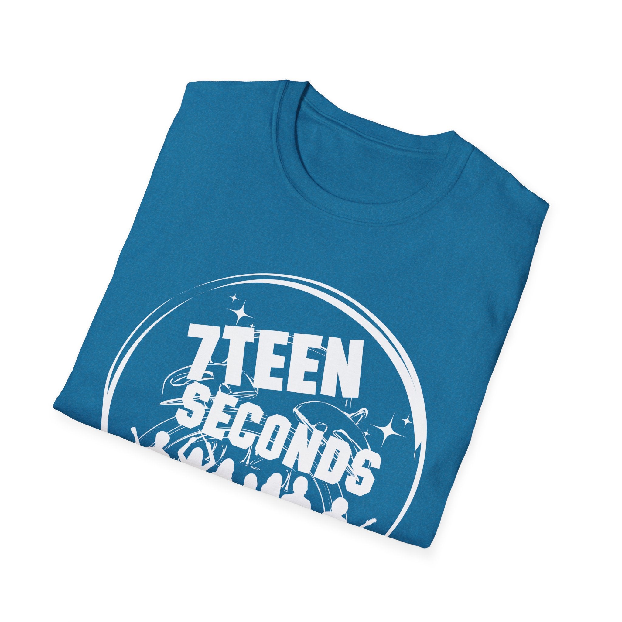 Teen Seconds silhouette band logo T-Shirt | music tee, orange crewneck