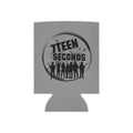 7TEEN SECONDS band logo Can Cooler | concert drink koozie