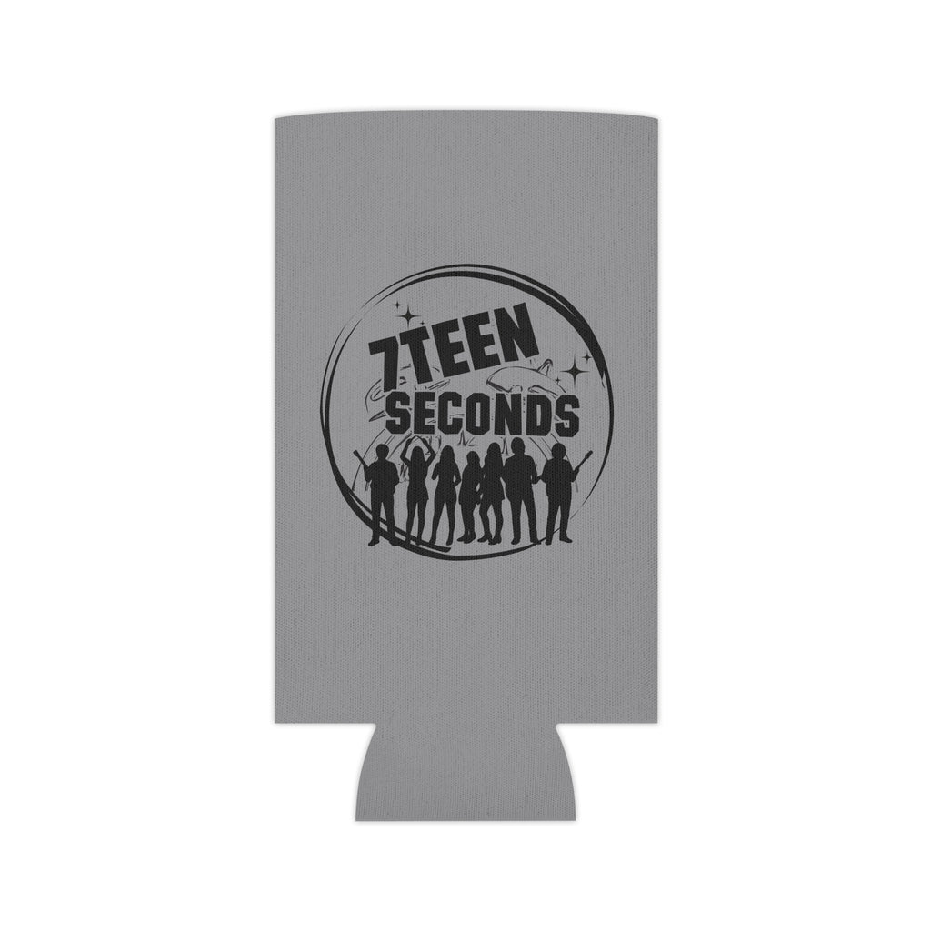 7TEEN SECONDS band logo Can Cooler | concert drink koozie