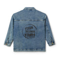 Denim Jacket — '7 Teen Seconds' Back Graphic Women's Jean Jacket