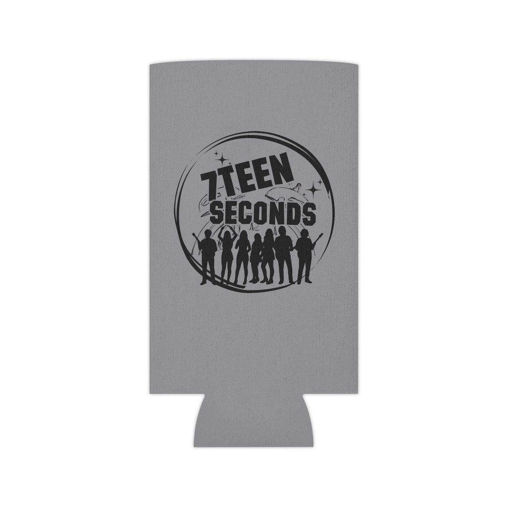7TEEN SECONDS band logo Can Cooler | concert drink koozie