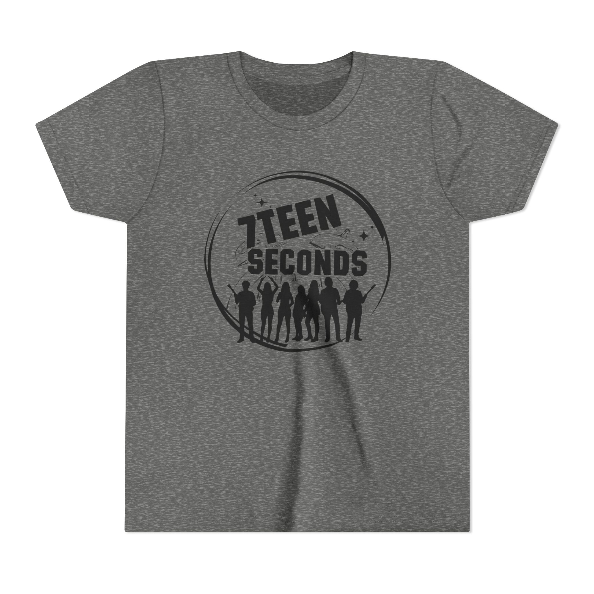 7 Teen Seconds silhouette band logo Youth Tee | Kids Graphic T-Shirt