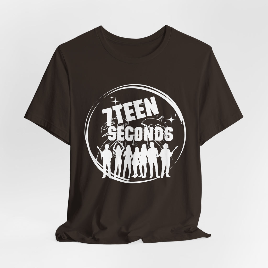 7Teen Seconds band logo T-Shirt | silhouette rock group tee