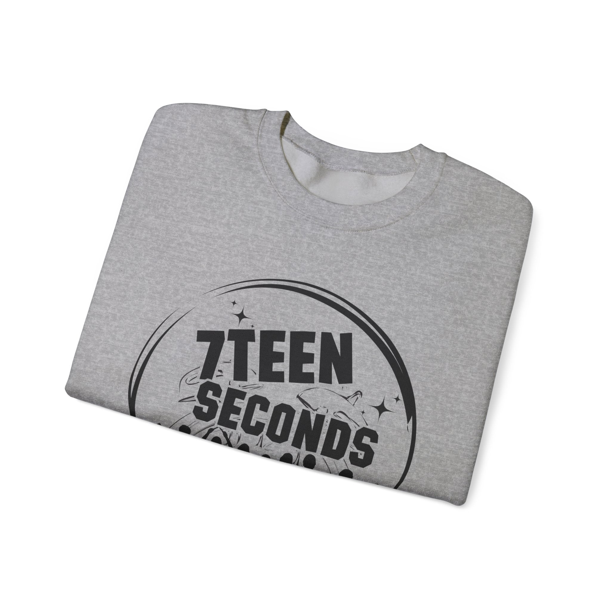 7Teen Seconds White Crewneck Sweatshirt | Classic Pullover