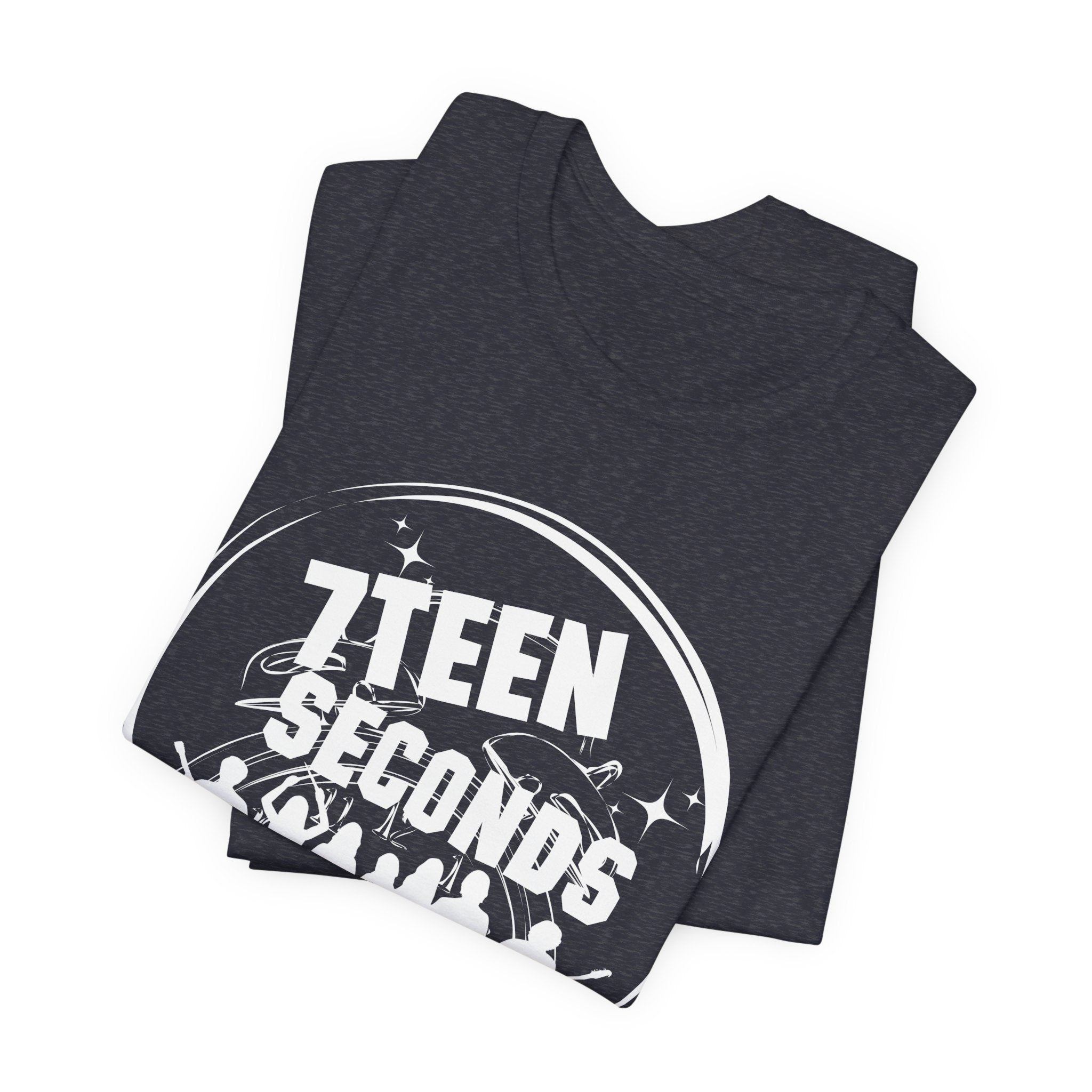 7Teen Seconds band logo T-Shirt | silhouette rock group tee