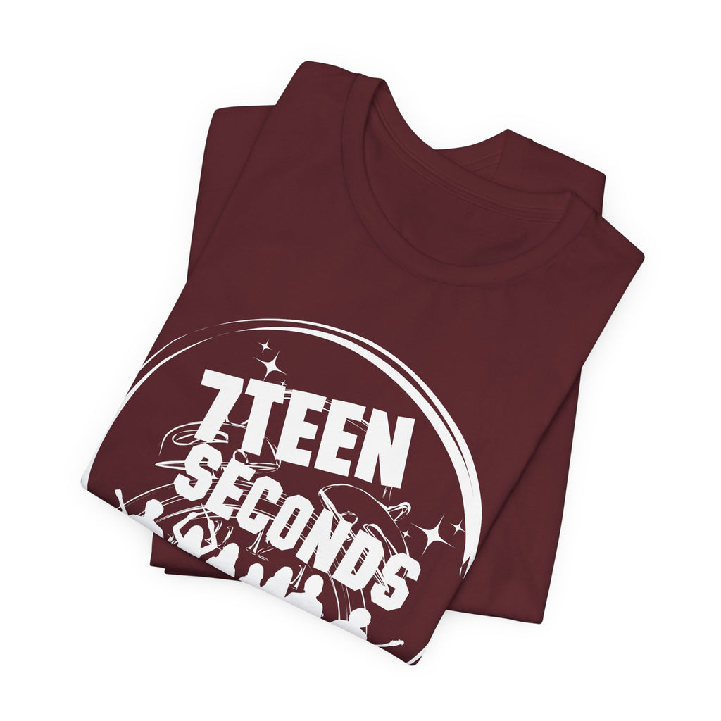 7Teen Seconds band logo T-Shirt | silhouette rock group tee