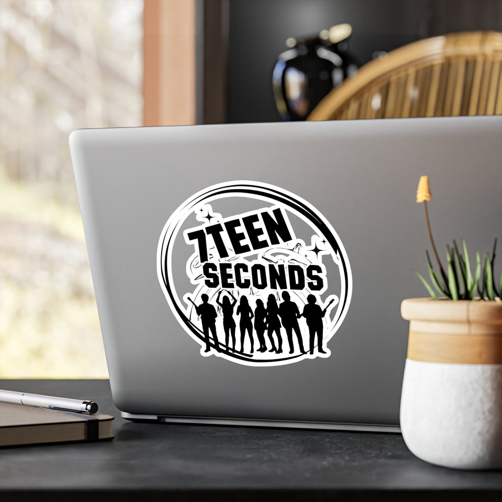 7Teen Seconds band logo Sticker | Kiss-Cut Vinyl Decal