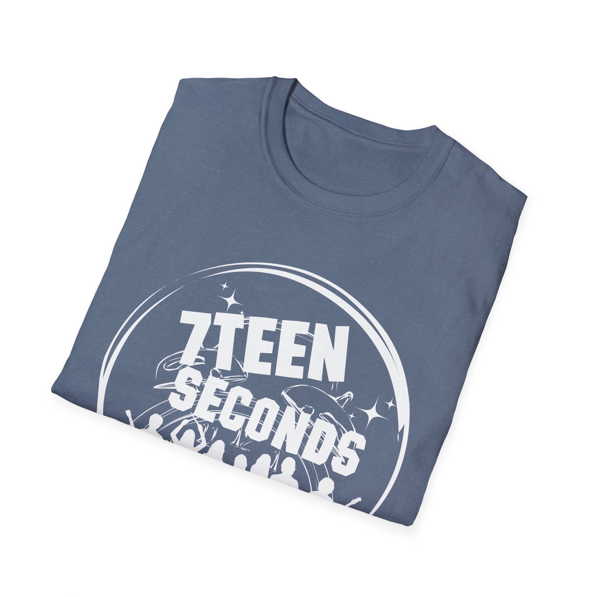 Teen Seconds silhouette band logo T-Shirt | music tee, orange crewneck