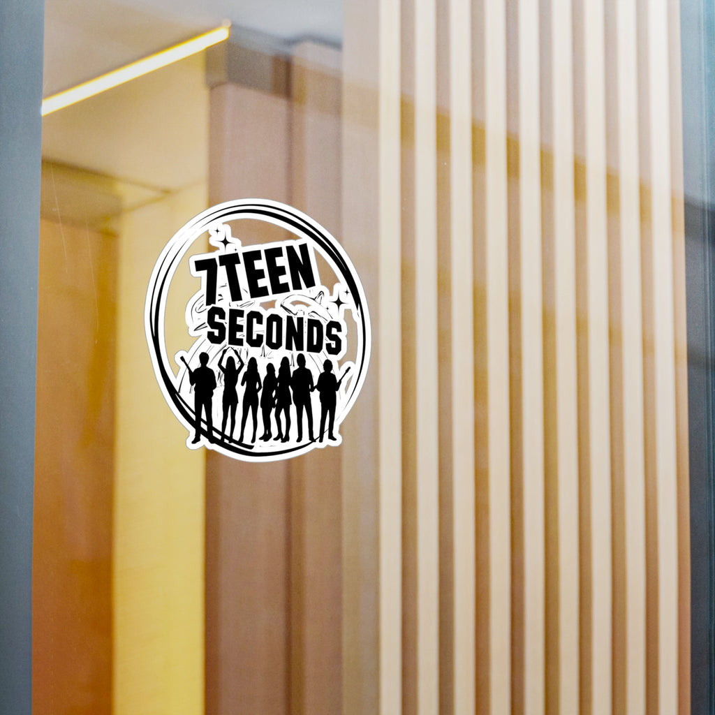 7Teen Seconds band logo Sticker | Kiss-Cut Vinyl Decal