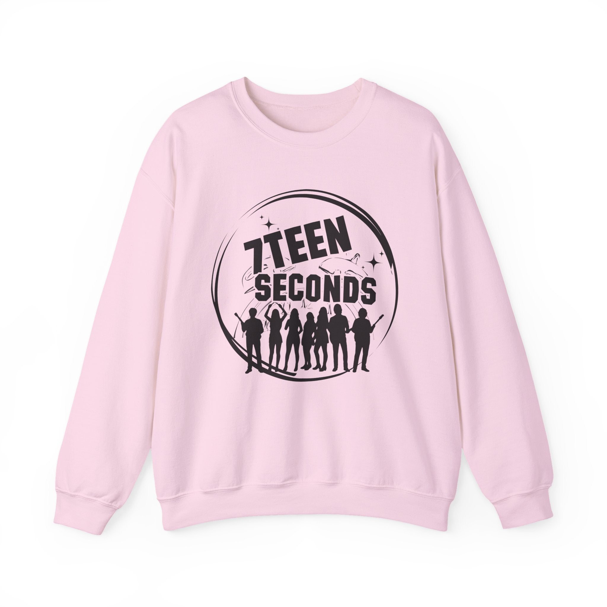 7Teen Seconds White Crewneck Sweatshirt | Classic Pullover