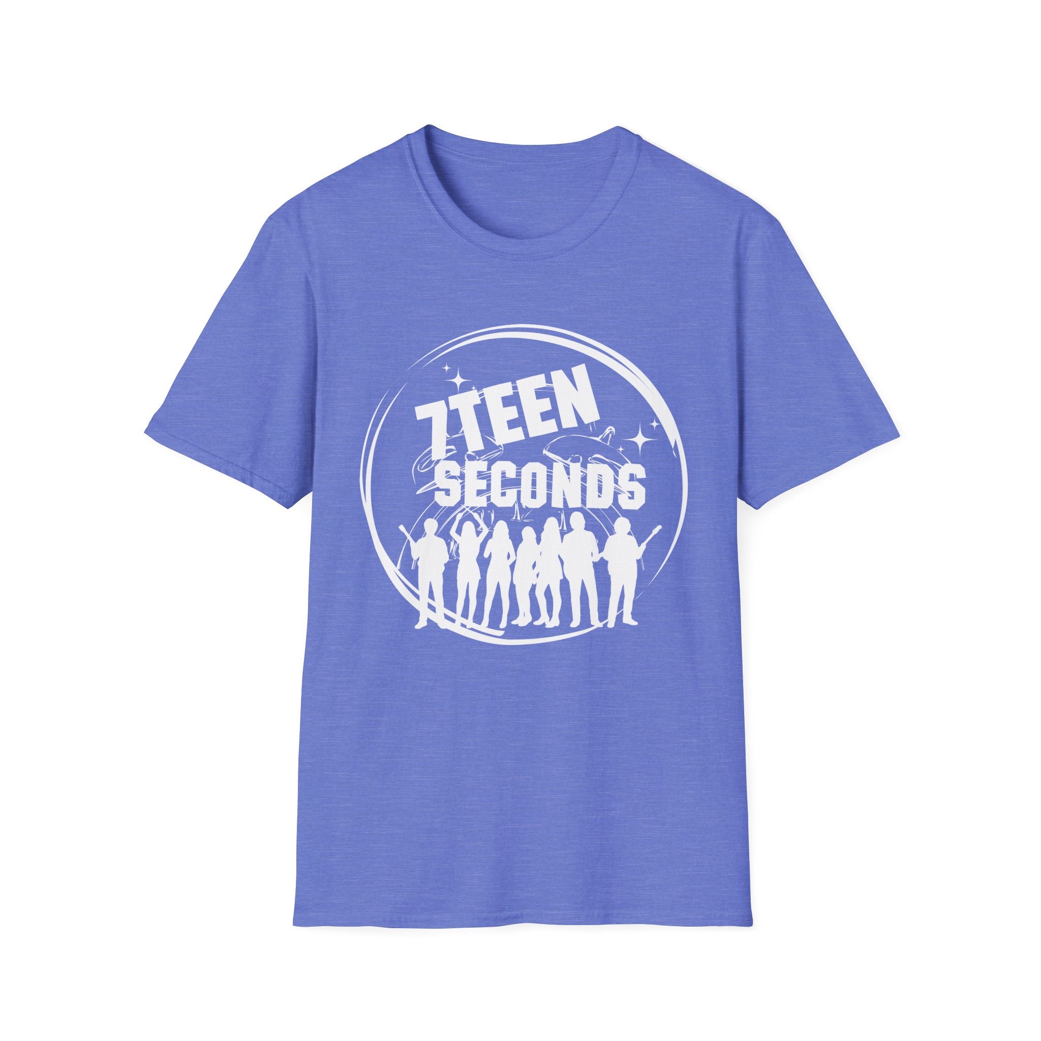 Teen Seconds silhouette band logo T-Shirt | music tee, orange crewneck