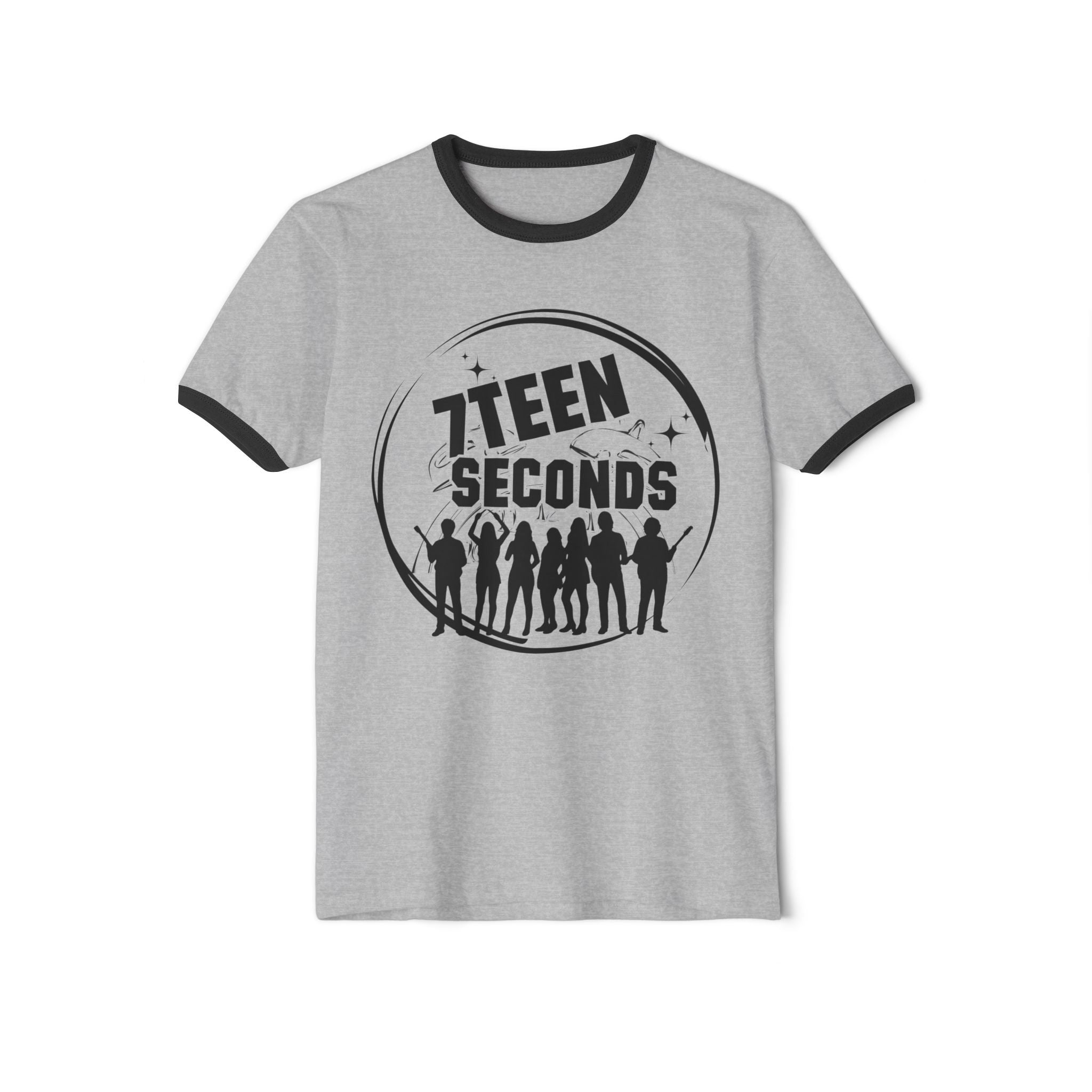 7TEEN Seconds Band Logo Ringer T-Shirt