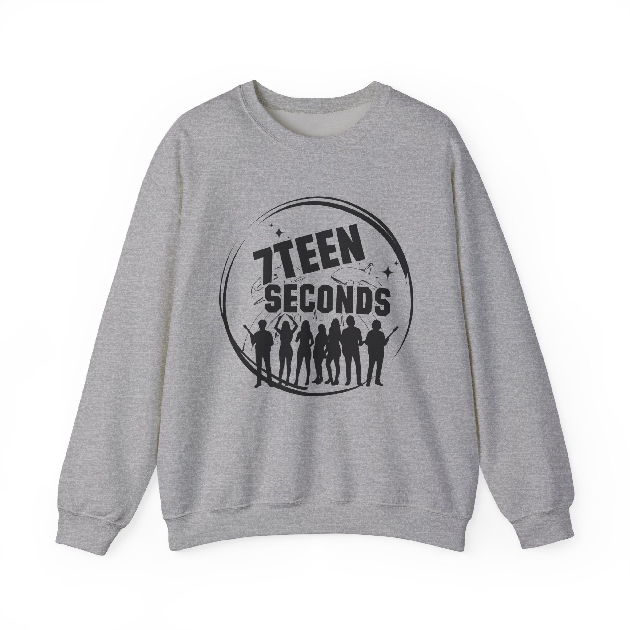 7Teen Seconds White Crewneck Sweatshirt | Classic Pullover