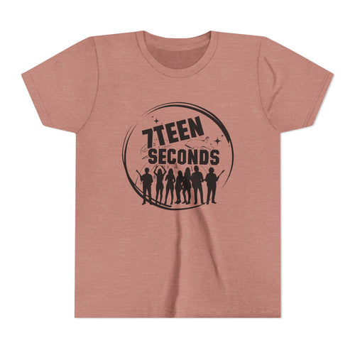 7 Teen Seconds silhouette band logo Youth Tee | Kids Graphic T-Shirt