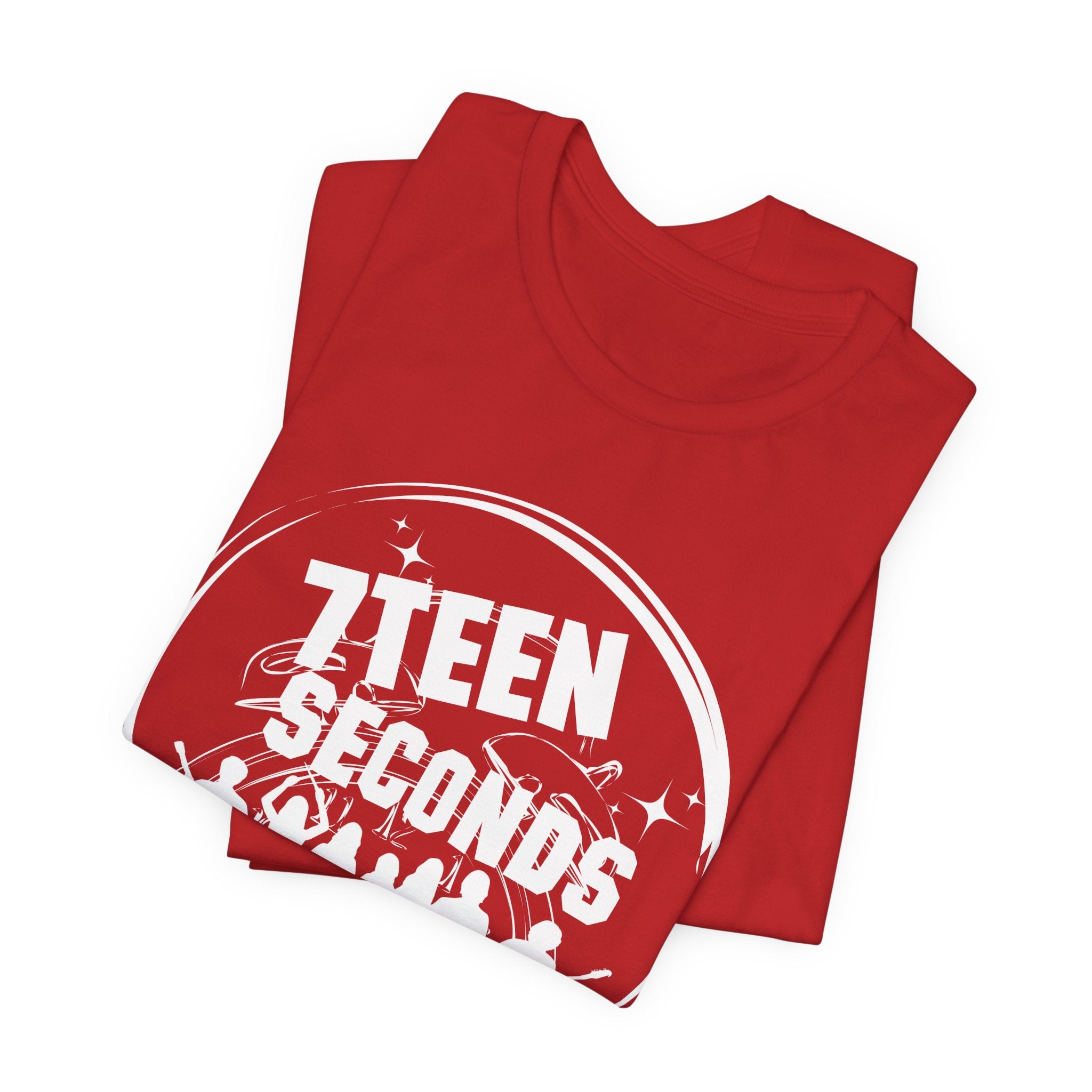 7Teen Seconds band logo T-Shirt | silhouette rock group tee