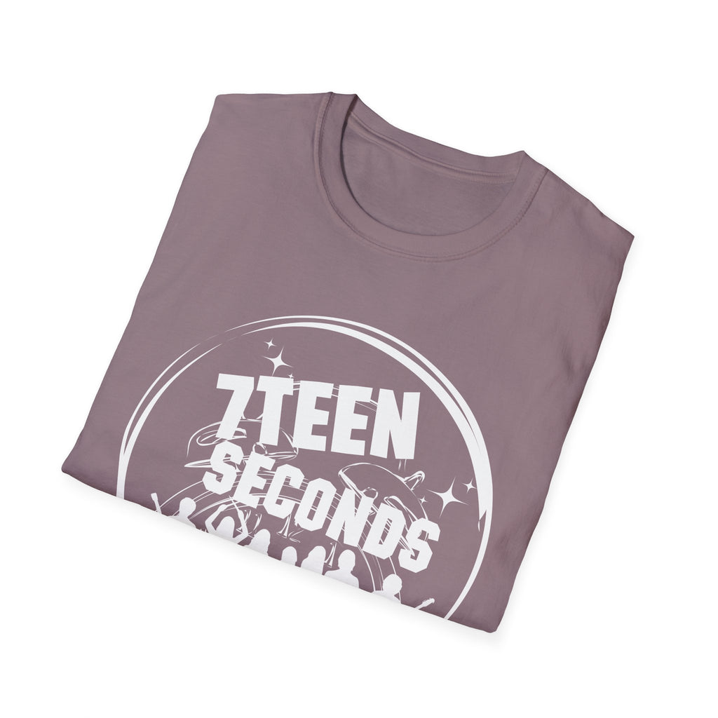 Teen Seconds silhouette band logo T-Shirt | music tee, orange crewneck