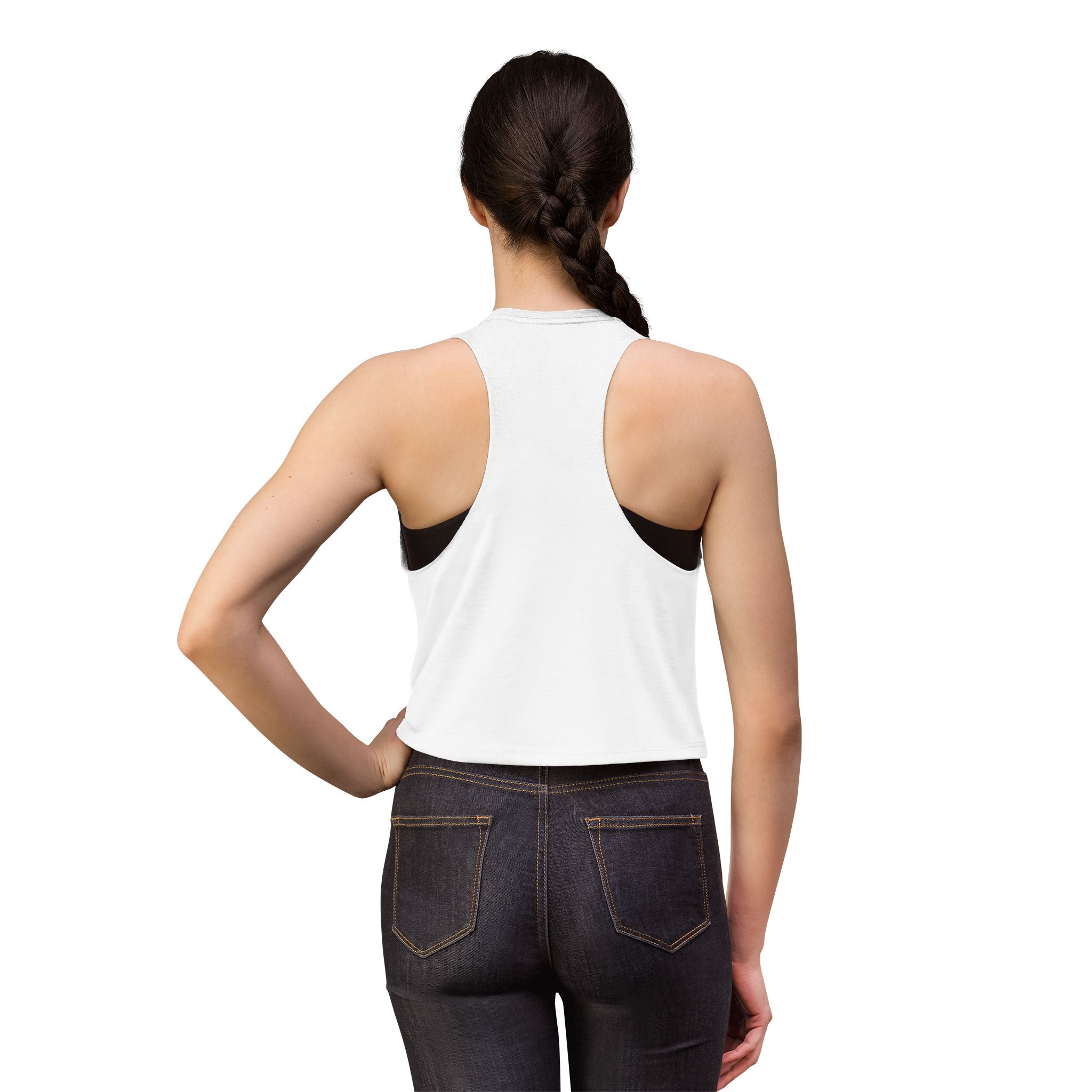 7Teen Seconds Band Logo Crop Top | Silhouette Rock Group Graphic Tank