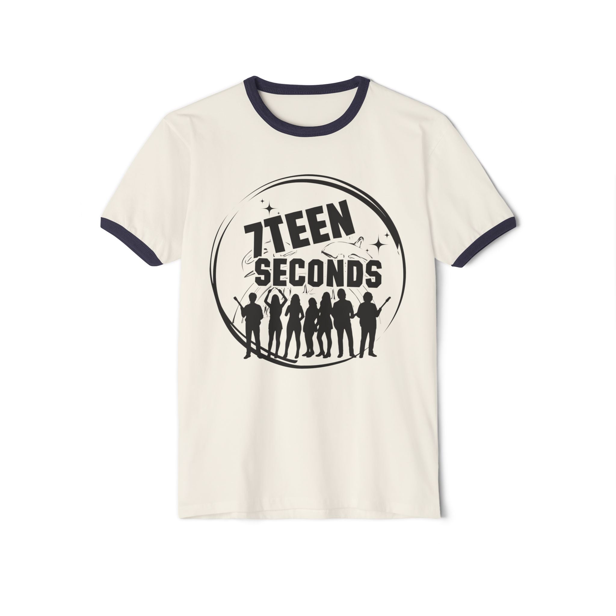 7TEEN Seconds Band Logo Ringer T-Shirt