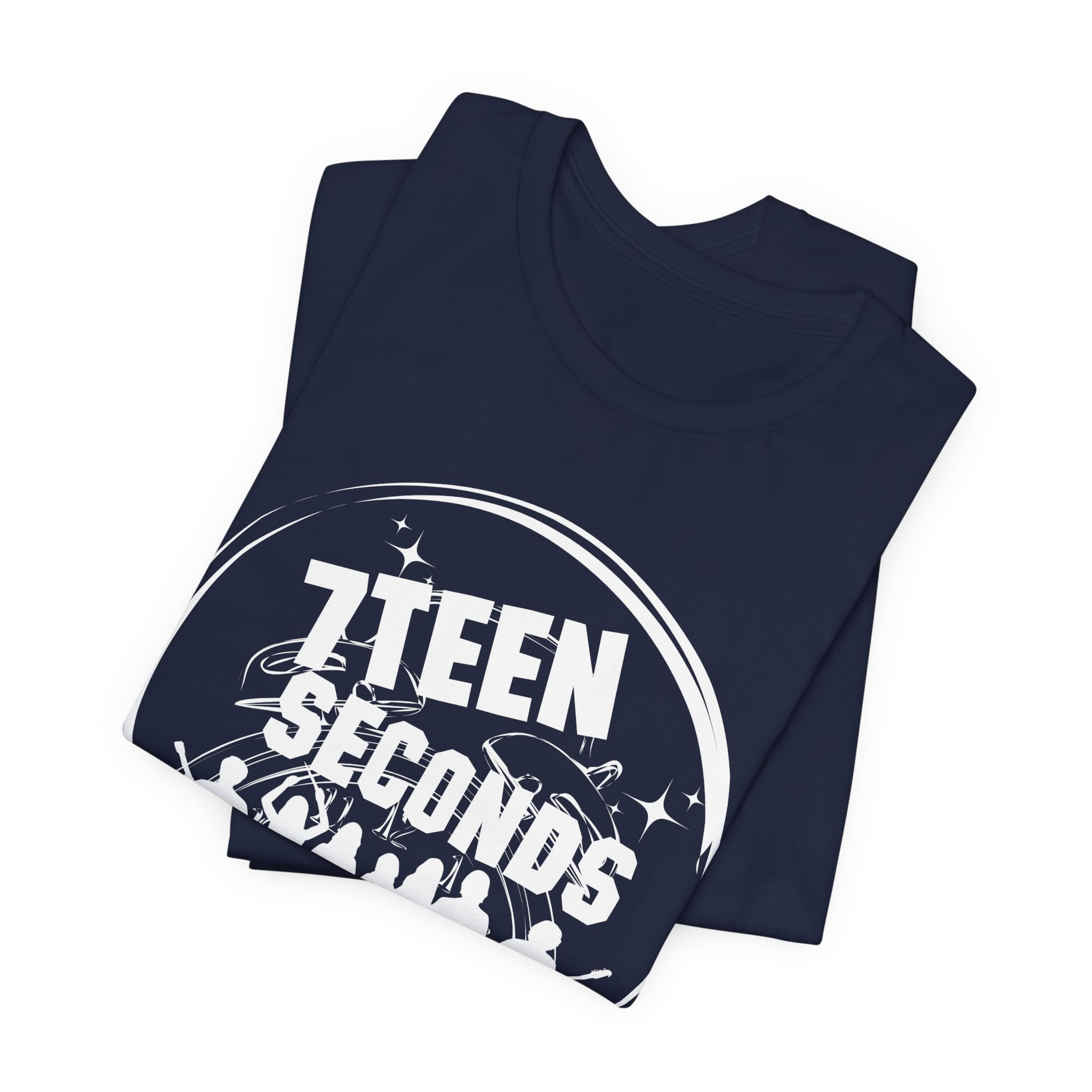7Teen Seconds band logo T-Shirt | silhouette rock group tee