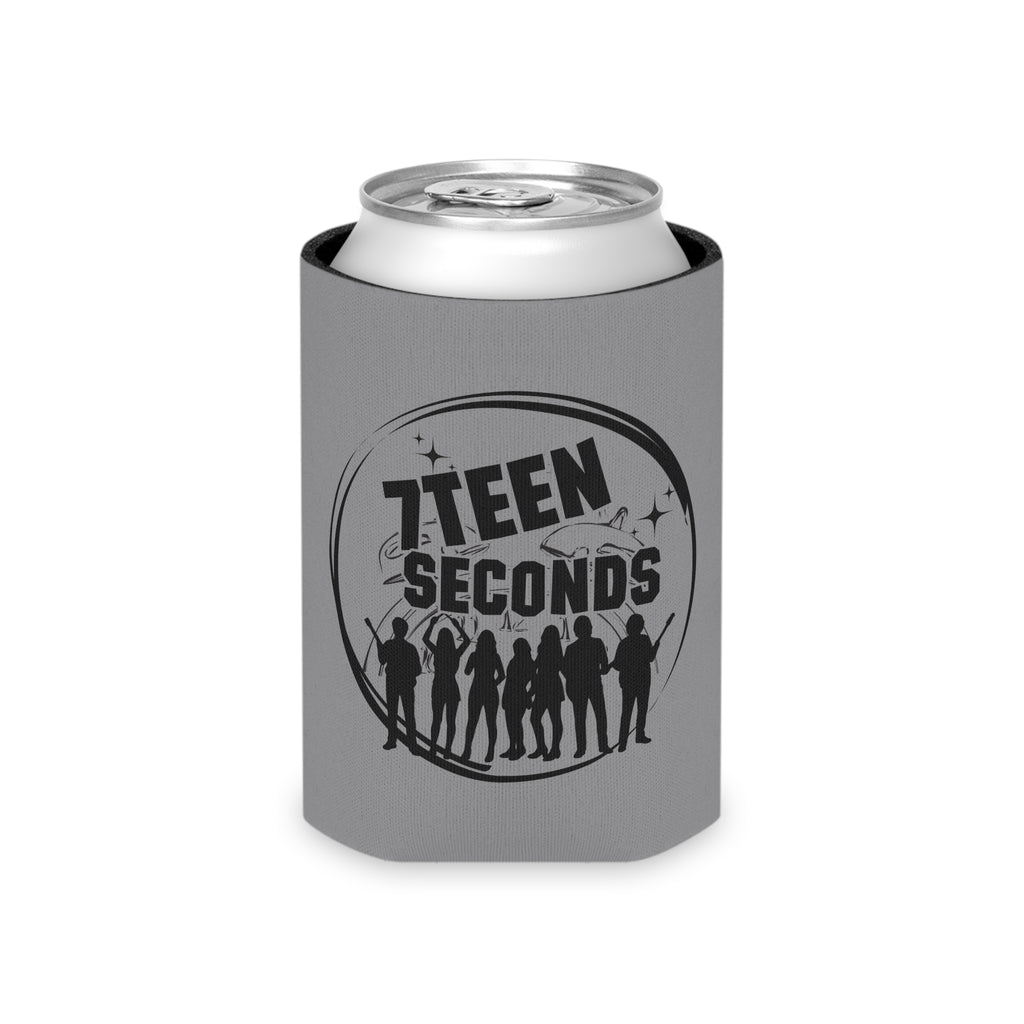 7TEEN SECONDS band logo Can Cooler | concert drink koozie