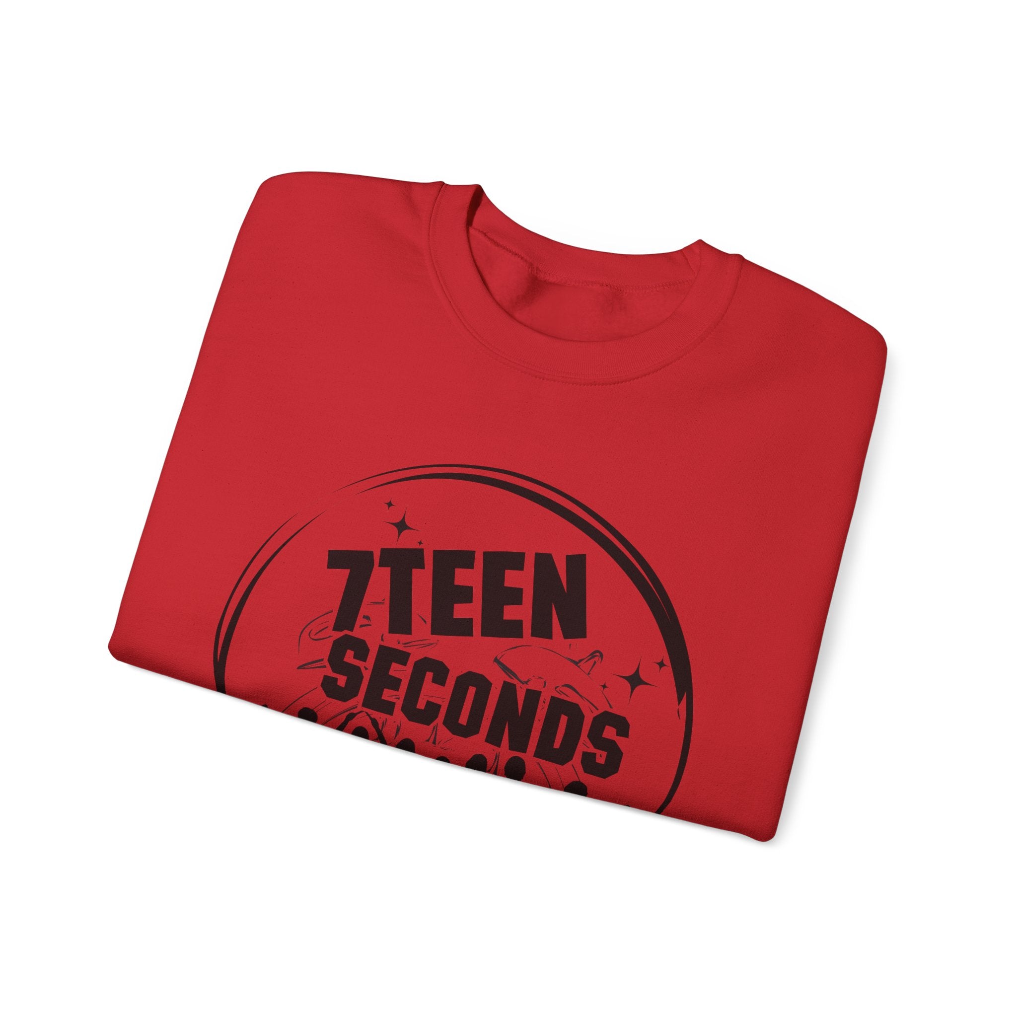 7Teen Seconds White Crewneck Sweatshirt | Classic Pullover