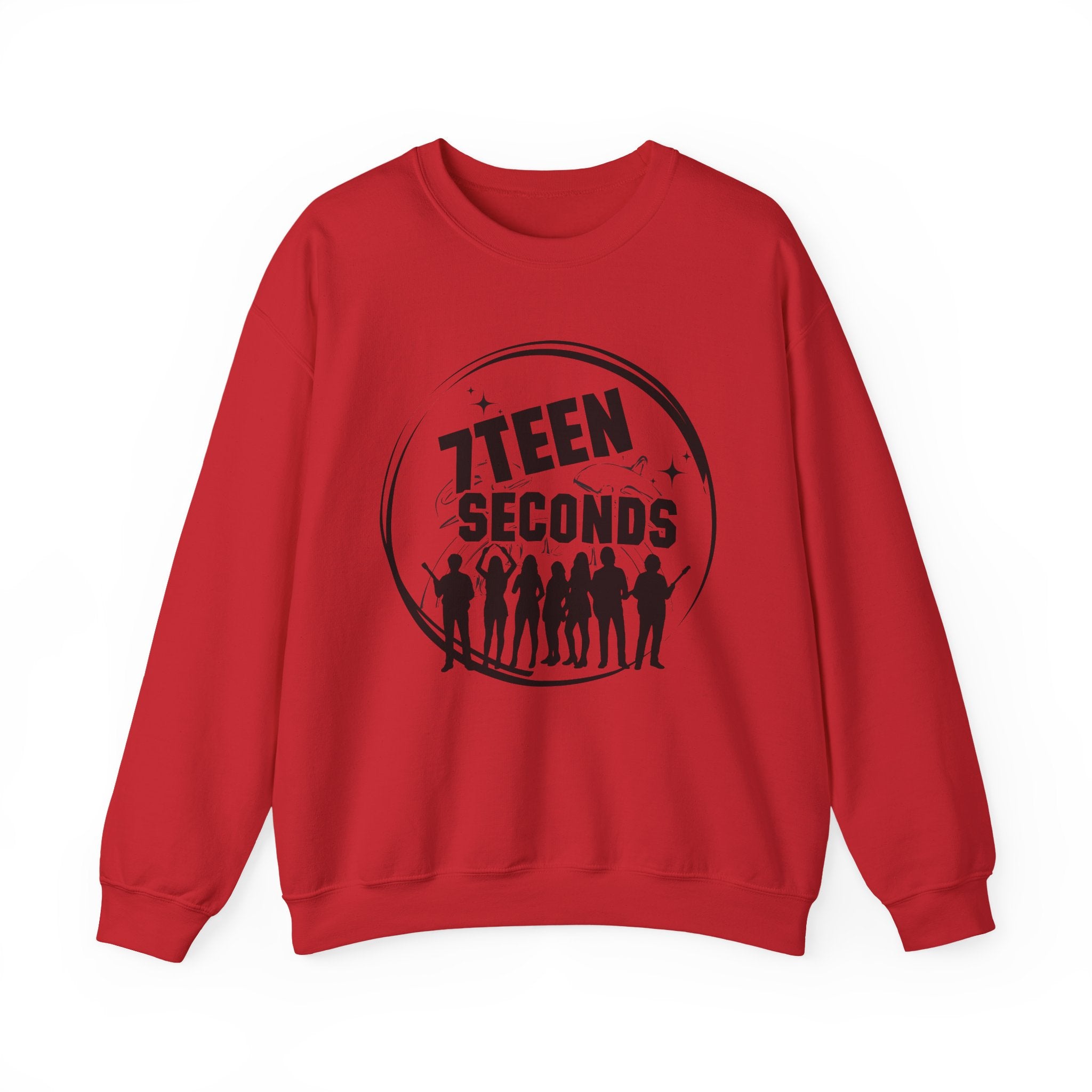 7Teen Seconds White Crewneck Sweatshirt | Classic Pullover