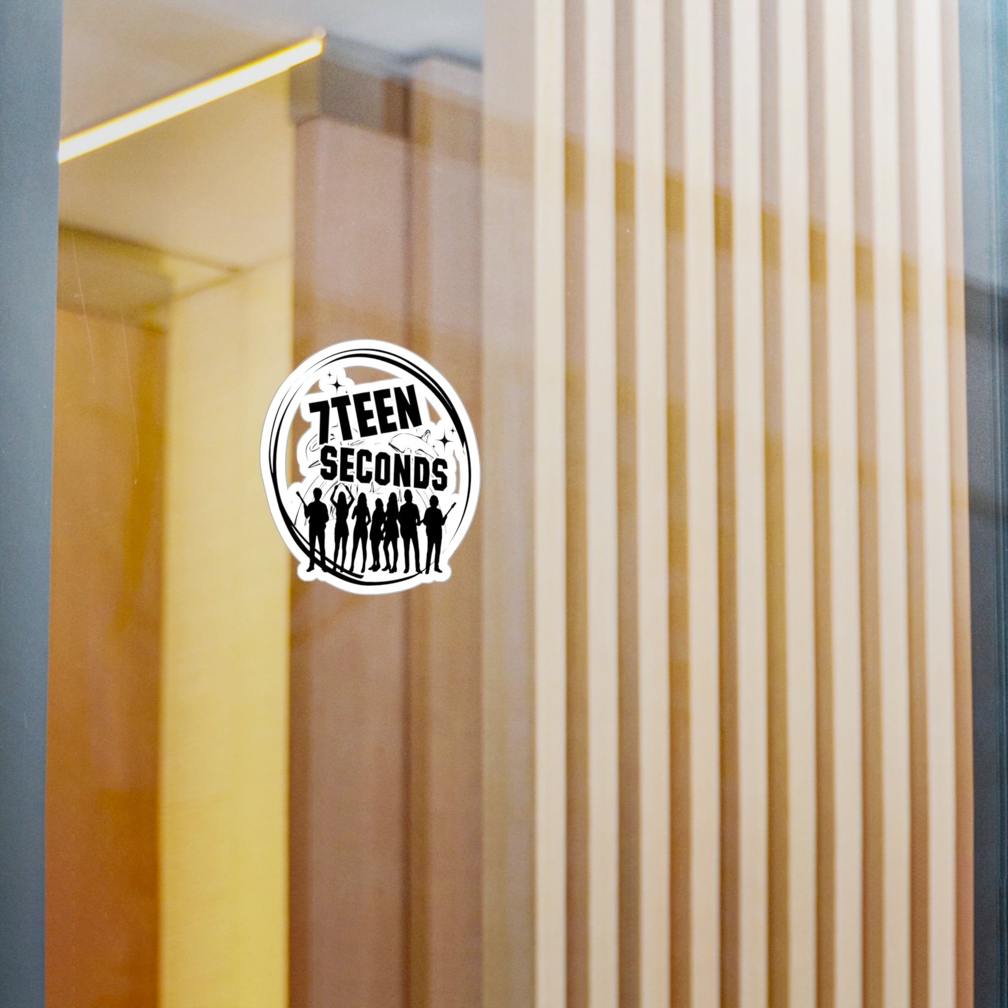 7Teen Seconds band logo Sticker | Kiss-Cut Vinyl Decal