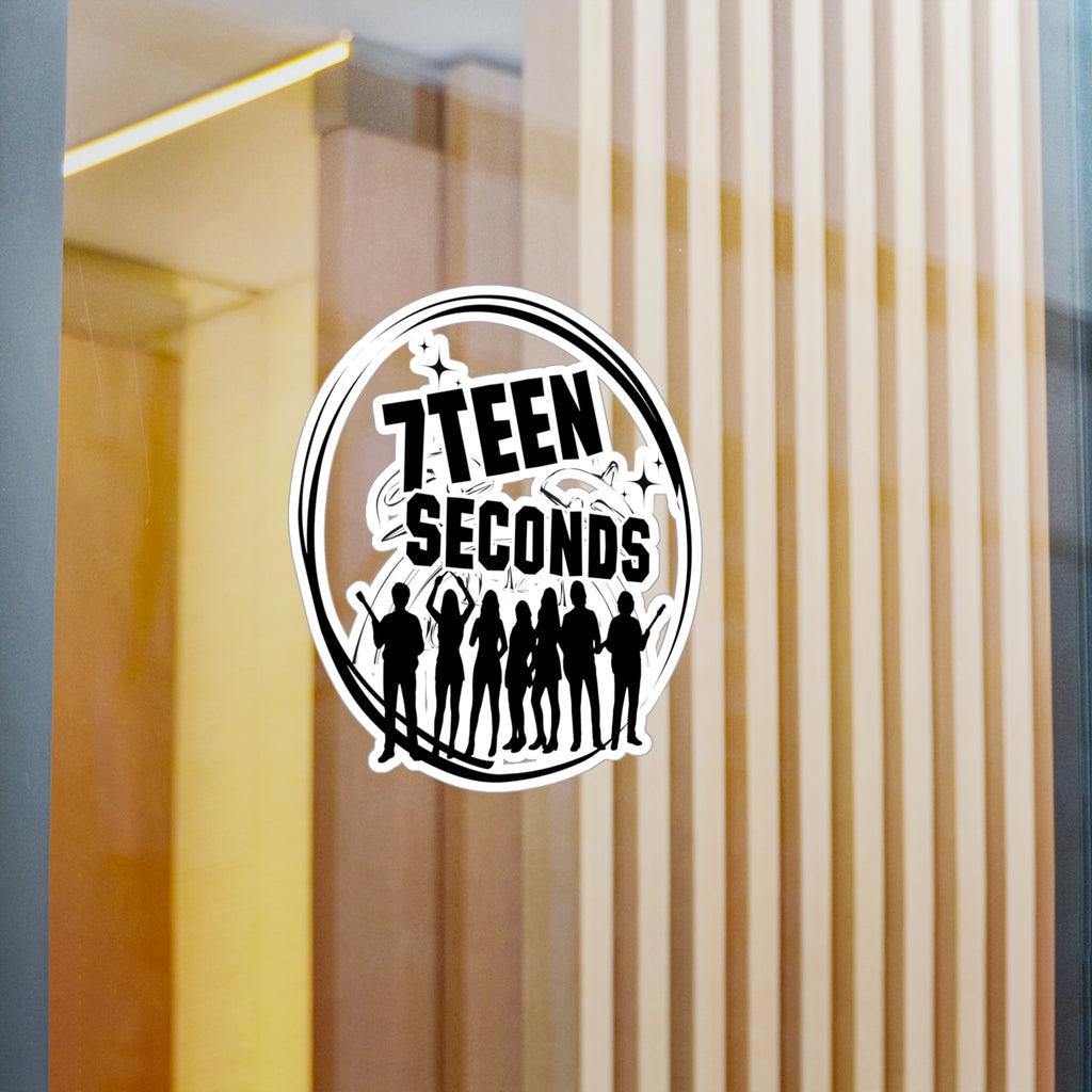 7Teen Seconds band logo Sticker | Kiss-Cut Vinyl Decal