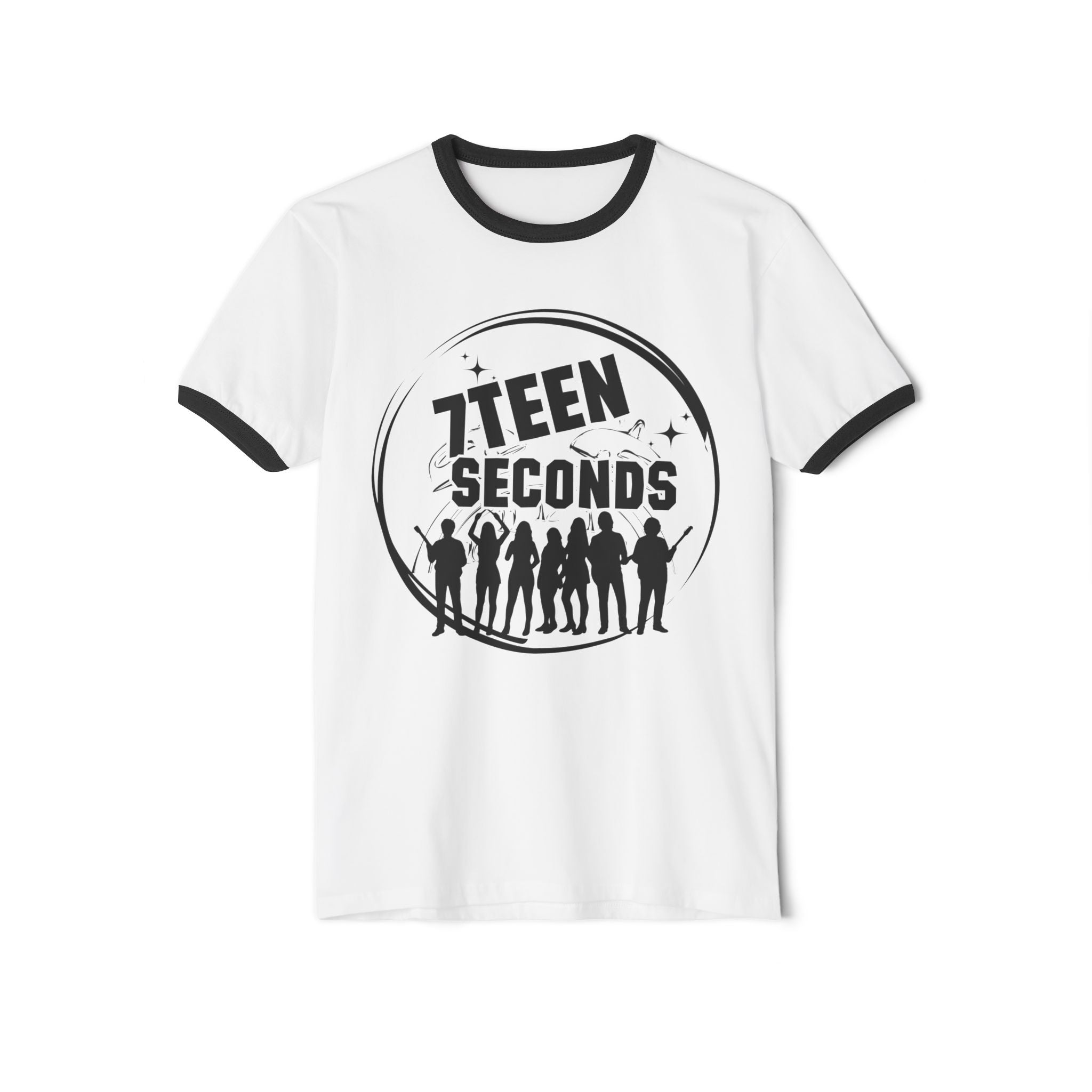 7TEEN Seconds Band Logo Ringer T-Shirt