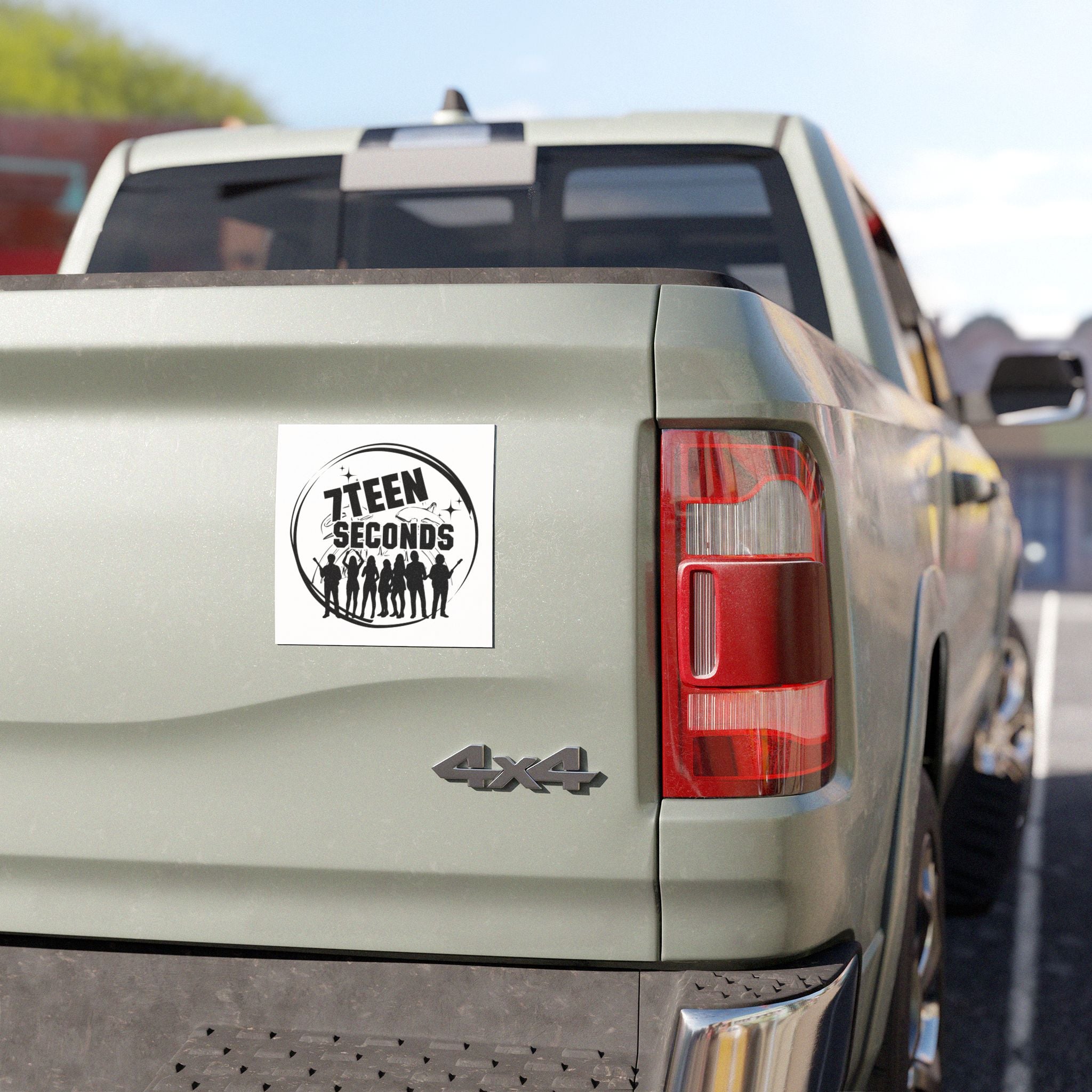 Car Magnet — '7teen Seconds' Band Logo Silhouette