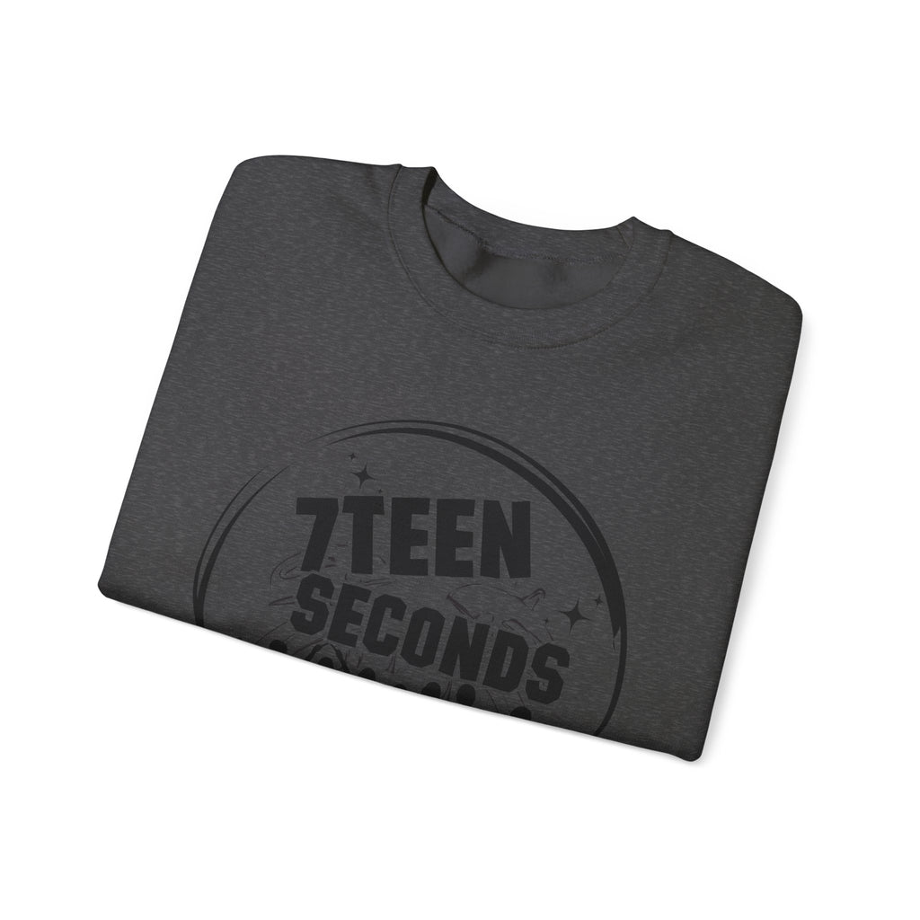 7Teen Seconds White Crewneck Sweatshirt | Classic Pullover