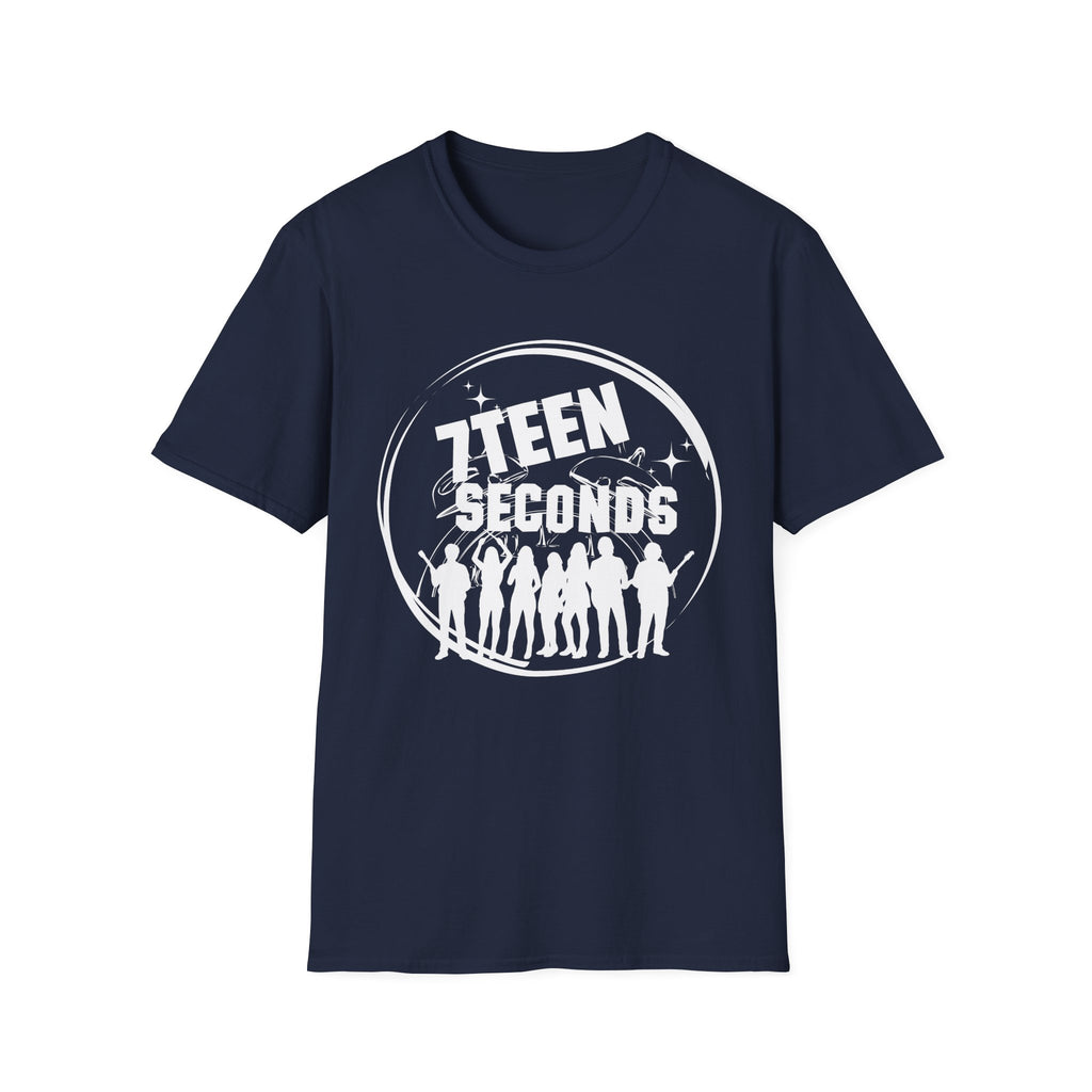 Teen Seconds silhouette band logo T-Shirt | music tee, orange crewneck