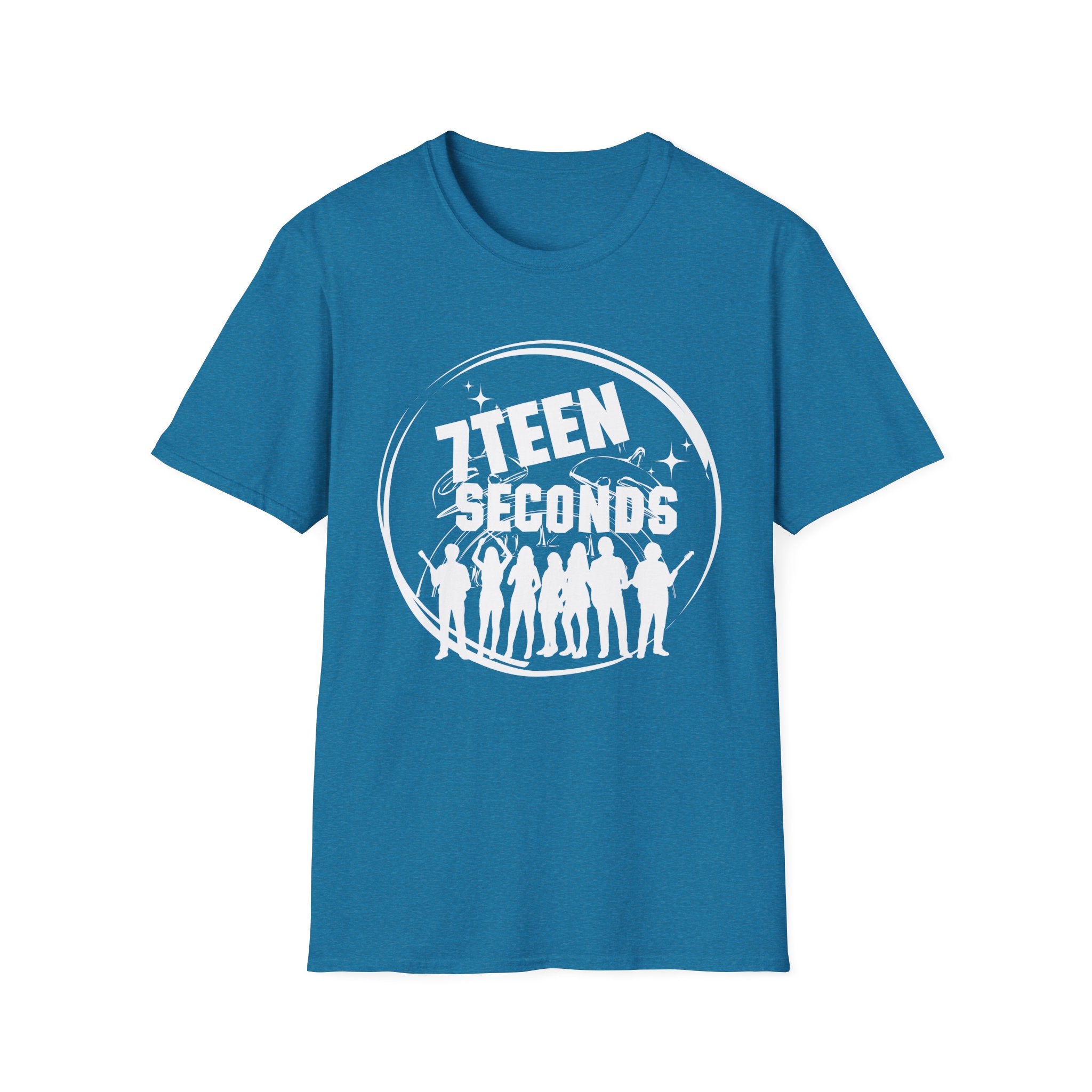 Teen Seconds silhouette band logo T-Shirt | music tee, orange crewneck