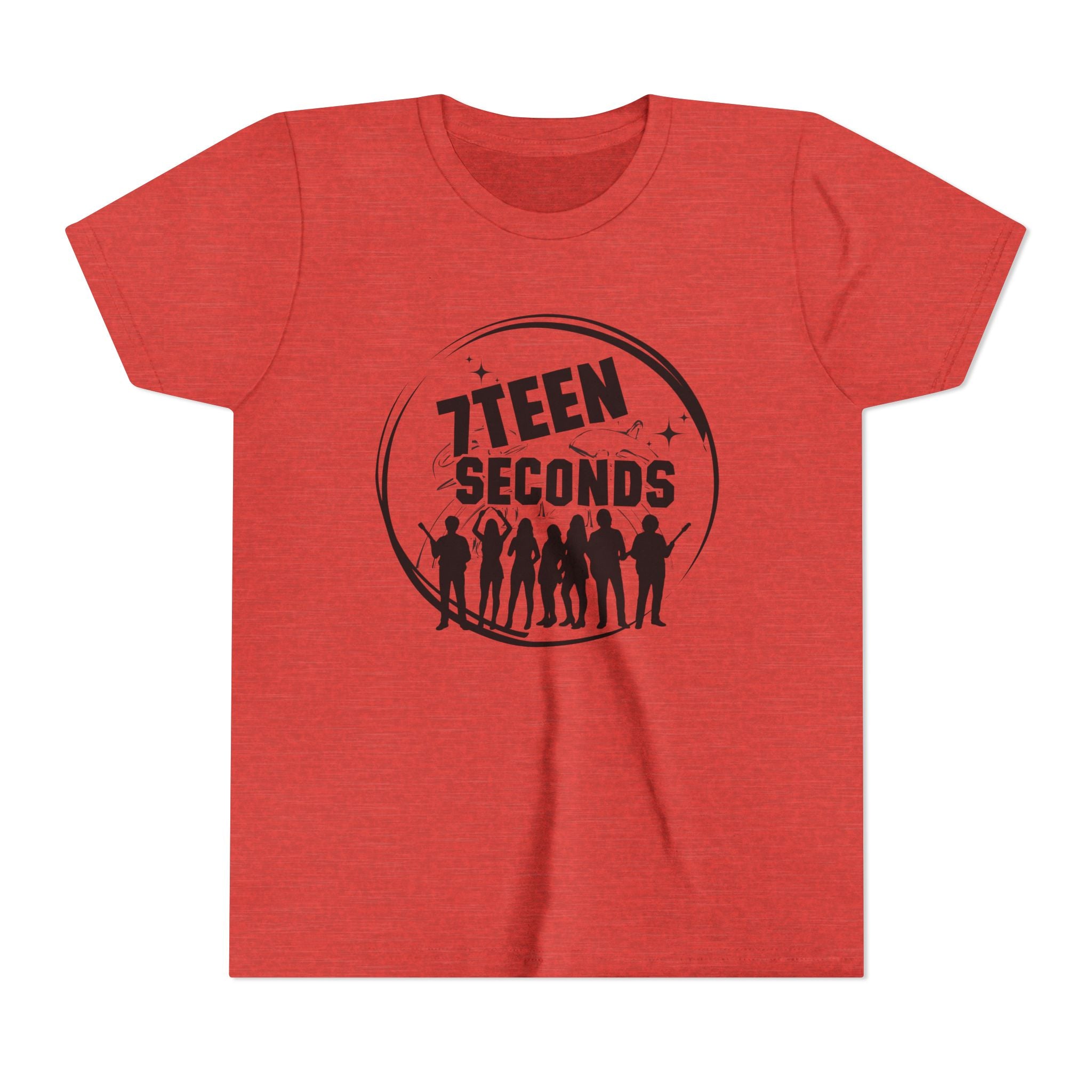 7 Teen Seconds silhouette band logo Youth Tee | Kids Graphic T-Shirt