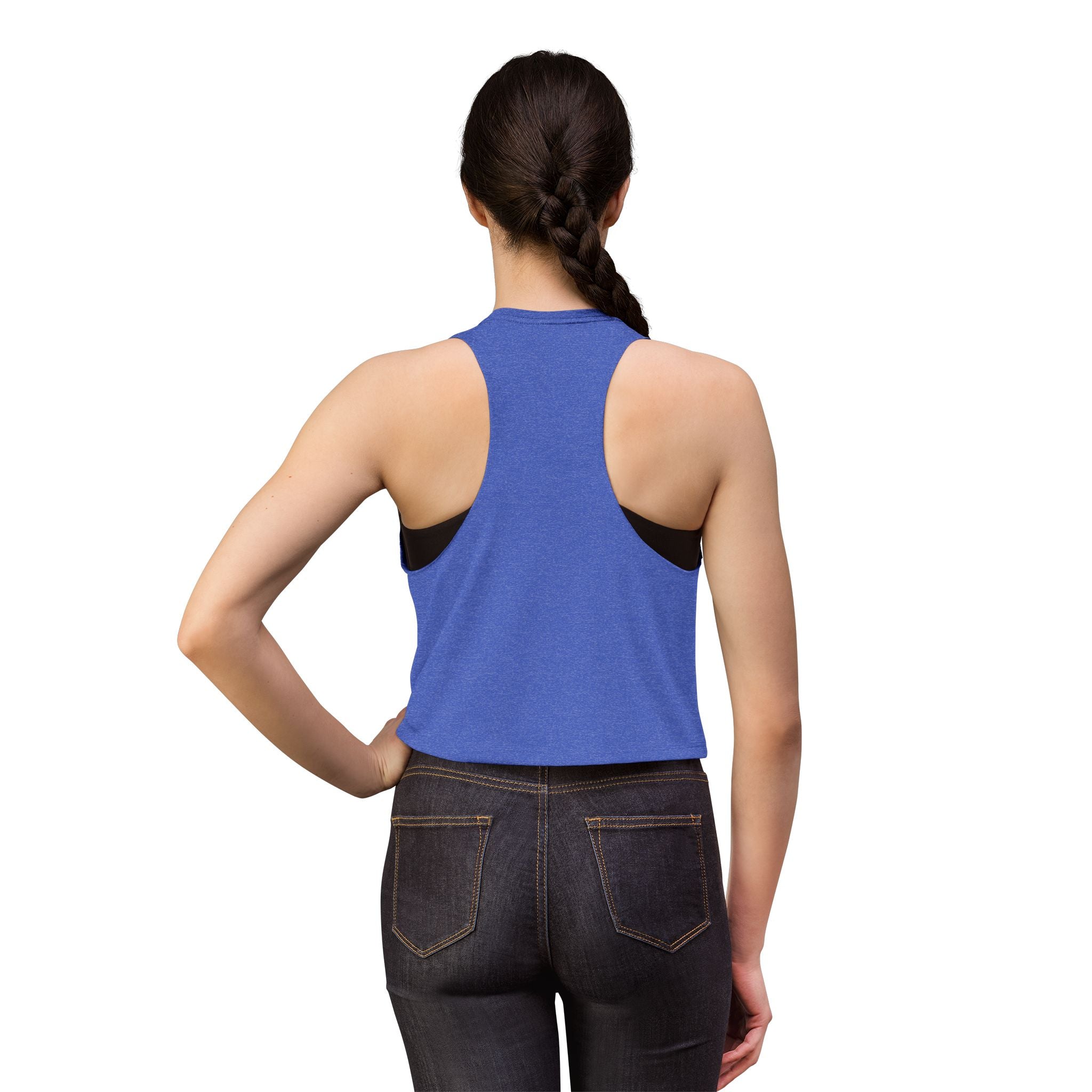 7Teen Seconds Band Logo Crop Top | Silhouette Rock Group Graphic Tank