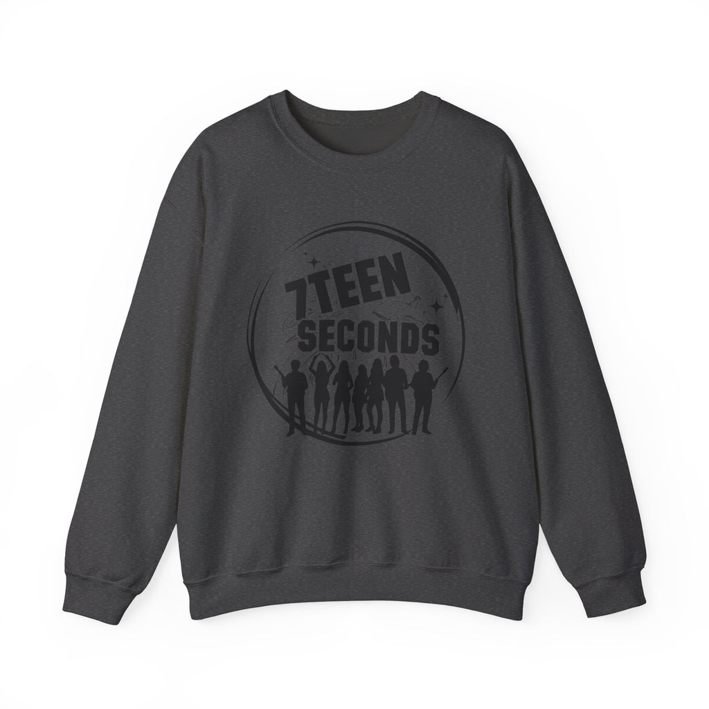 7Teen Seconds White Crewneck Sweatshirt | Classic Pullover